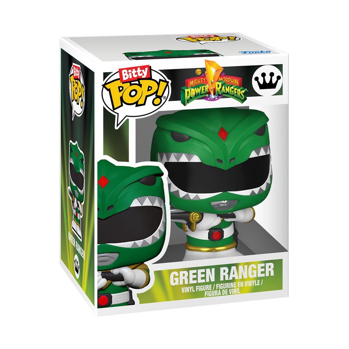 Mighty Morphin Power Rangers Dragonzord with Green Ranger Funko Bitty Pop! Bitty Bot Vinyl Figure - Image 5