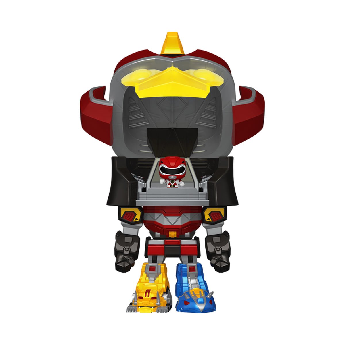 Mighty Morphin Power Rangers Megazord with Red Ranger Funko Bitty Pop! Bitty Bot Vinyl Figure - Image 3