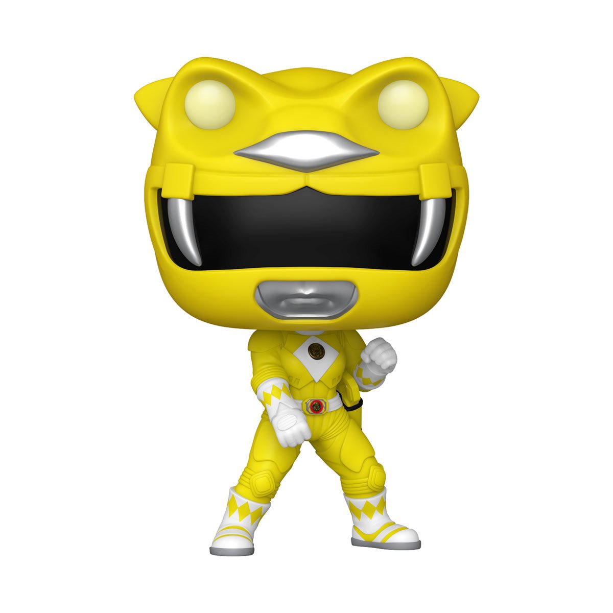 Mighty Morphin Power Rangers: The Movie Yellow Ranger Glow-in-the-Dark Funko Pop! Vinyl Figure #1781 - Image 3