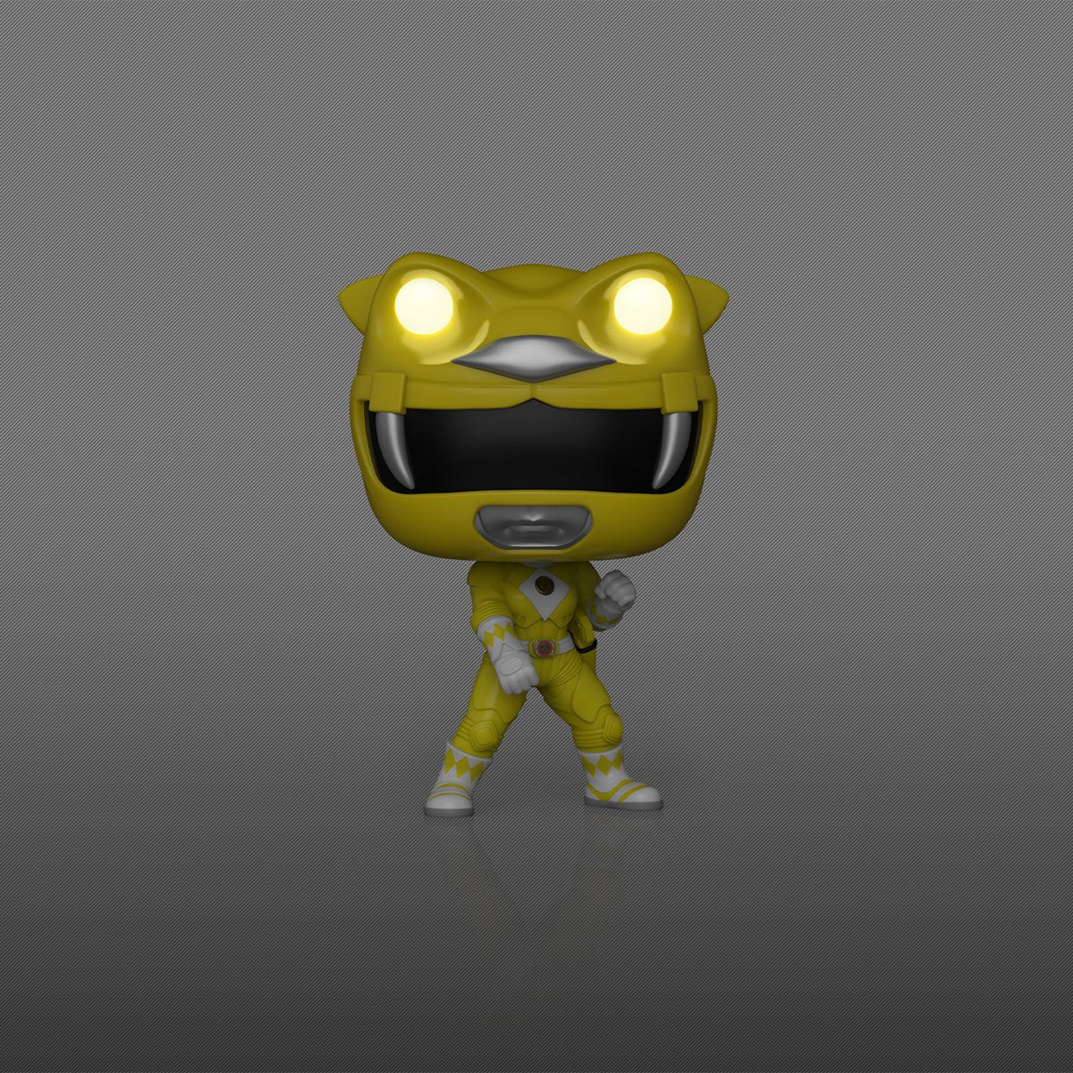 Mighty Morphin Power Rangers: The Movie Yellow Ranger Glow-in-the-Dark Funko Pop! Vinyl Figure #1781 - Image 4