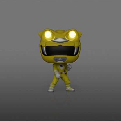 Mighty Morphin Power Rangers: The Movie Yellow Ranger Glow-in-the-Dark Funko Pop! Vinyl Figure #1781 - Image 4