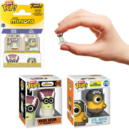 Minions Bride Kevin and Eye Matie Funko Bitty Pop! Mini-Figure 2-Pack