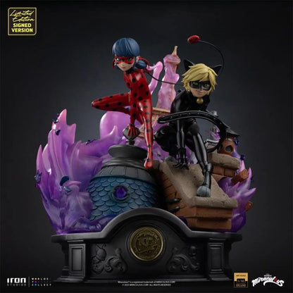 Miraculous Ladybug And Cat Noir 10th Anniversary Signed Edition 1:10 Deluxe Art Scale Limited Edition Statue - Image 4