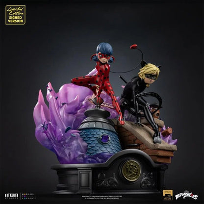 Miraculous Ladybug And Cat Noir 10th Anniversary Signed Edition 1:10 Deluxe Art Scale Limited Edition Statue - Image 5