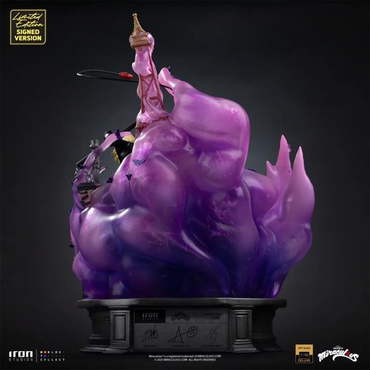 Miraculous Ladybug And Cat Noir 10th Anniversary Signed Edition 1:10 Deluxe Art Scale Limited Edition Statue - Image 6