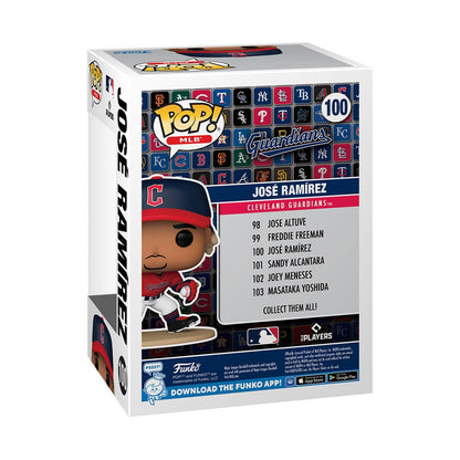 MLB Cleveland Guardians Jose Ramirez Funko Pop! Vinyl Figure #100 - Image 3