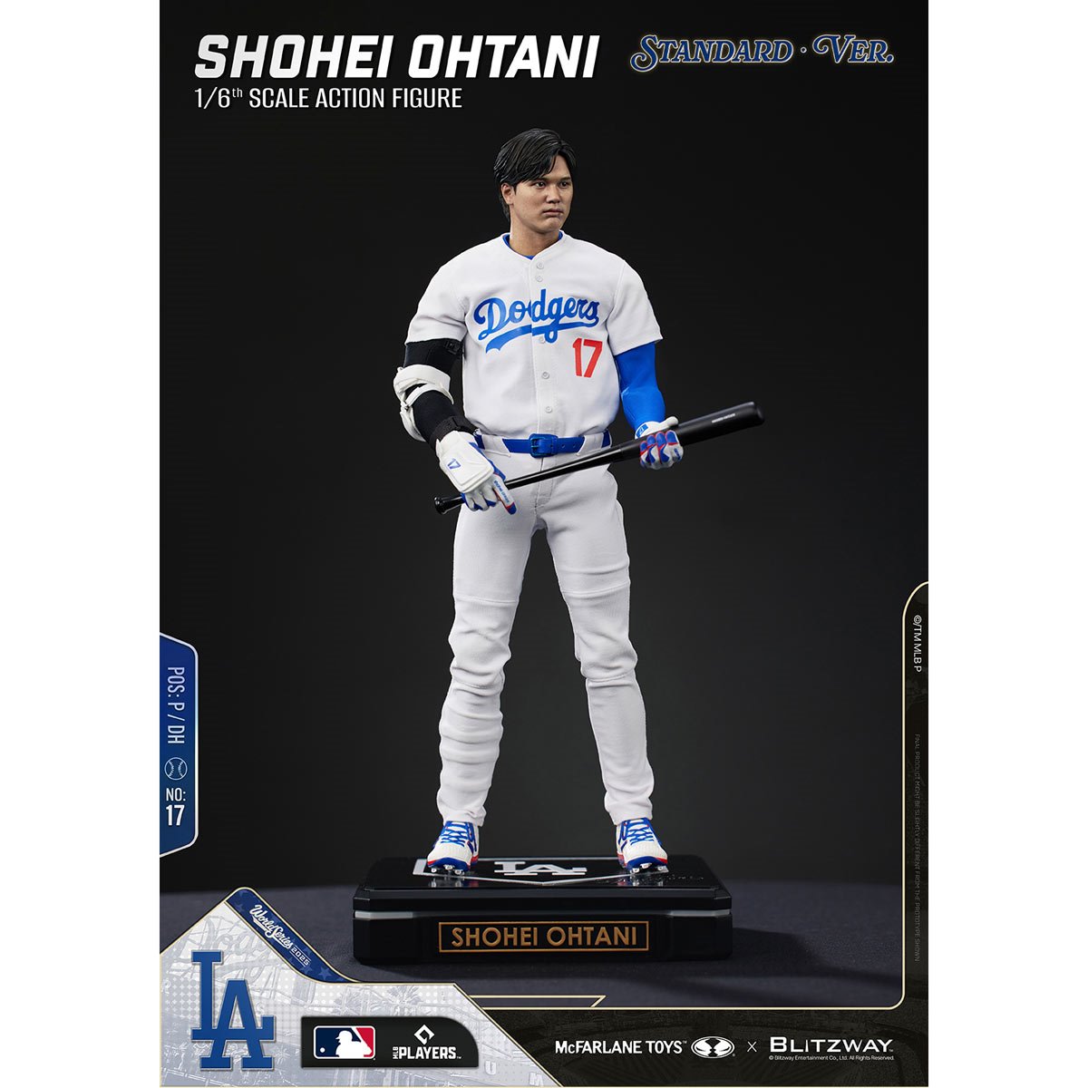 MLB McFarlane Sportspicks Los Angeles Dodgers Shohei Ohtani 1:6 Scale Action Figure - Image 3