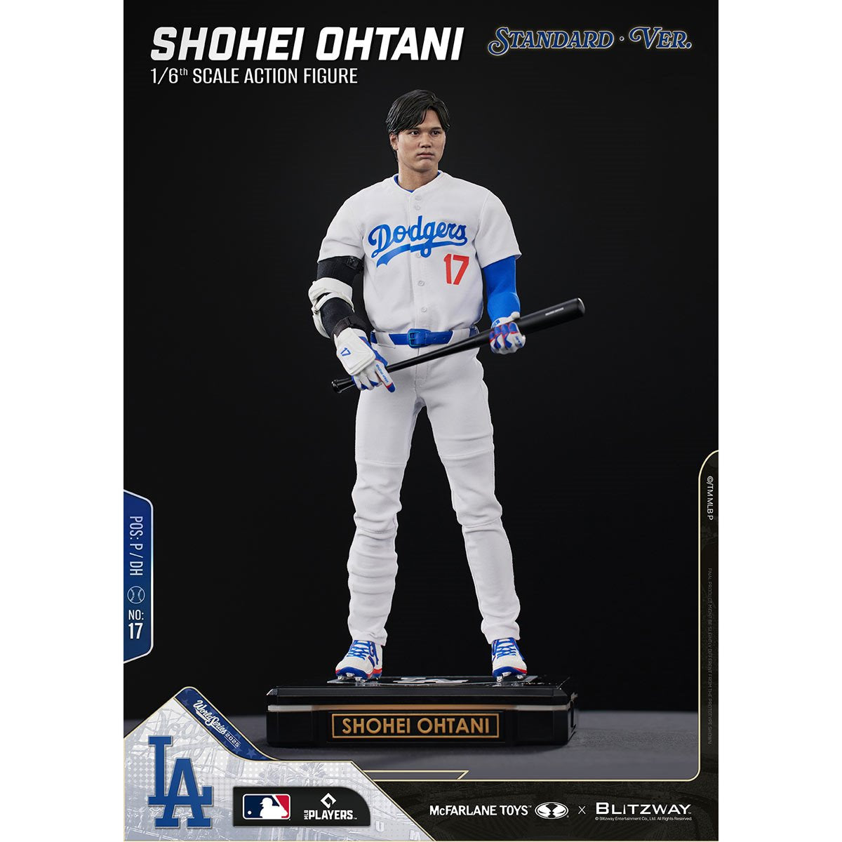 MLB McFarlane Sportspicks Los Angeles Dodgers Shohei Ohtani 1:6 Scale Action Figure - Image 4