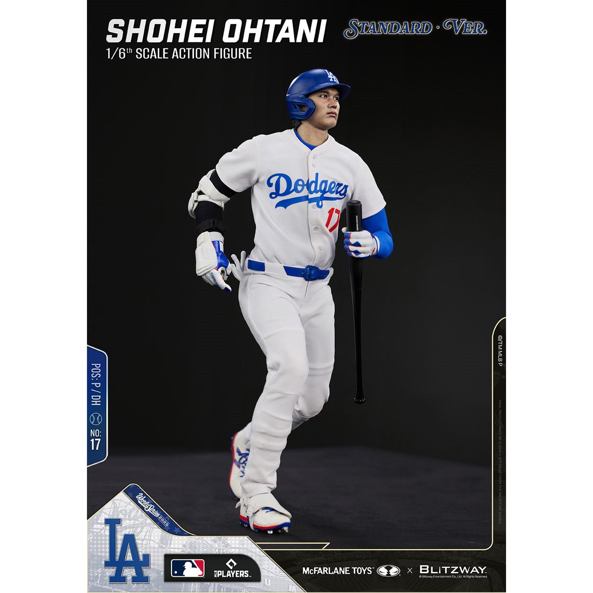 MLB McFarlane Sportspicks Los Angeles Dodgers Shohei Ohtani 1:6 Scale Action Figure - Image 5