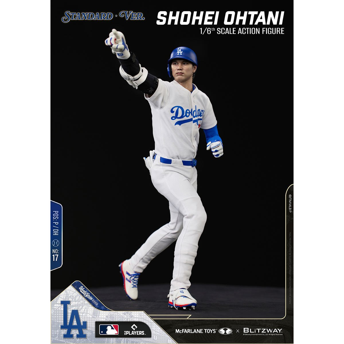MLB McFarlane Sportspicks Los Angeles Dodgers Shohei Ohtani 1:6 Scale Action Figure - Image 6