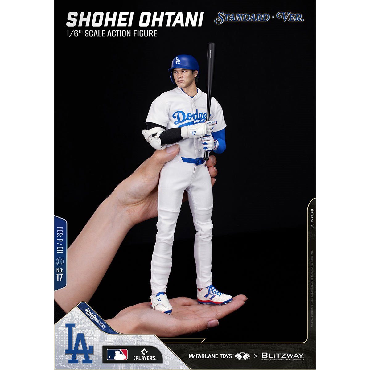 MLB McFarlane Sportspicks Los Angeles Dodgers Shohei Ohtani 1:6 Scale Action Figure - Image 7