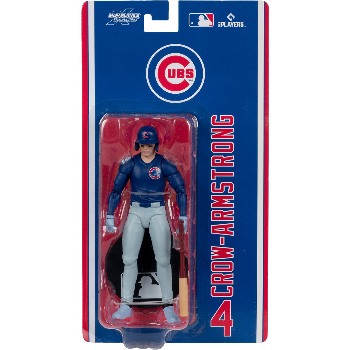 MLB McFarlane SportsPicks Wave 1 Chicago Cubs Pete Crow-Armstrong 6-Inch Action Figure - Image 3