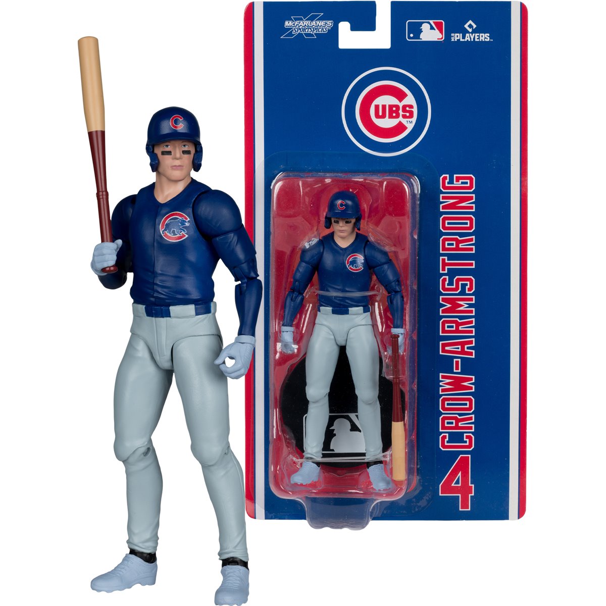 MLB McFarlane SportsPicks Wave 1 Chicago Cubs Pete Crow-Armstrong 6-Inch Action Figure - Image 6