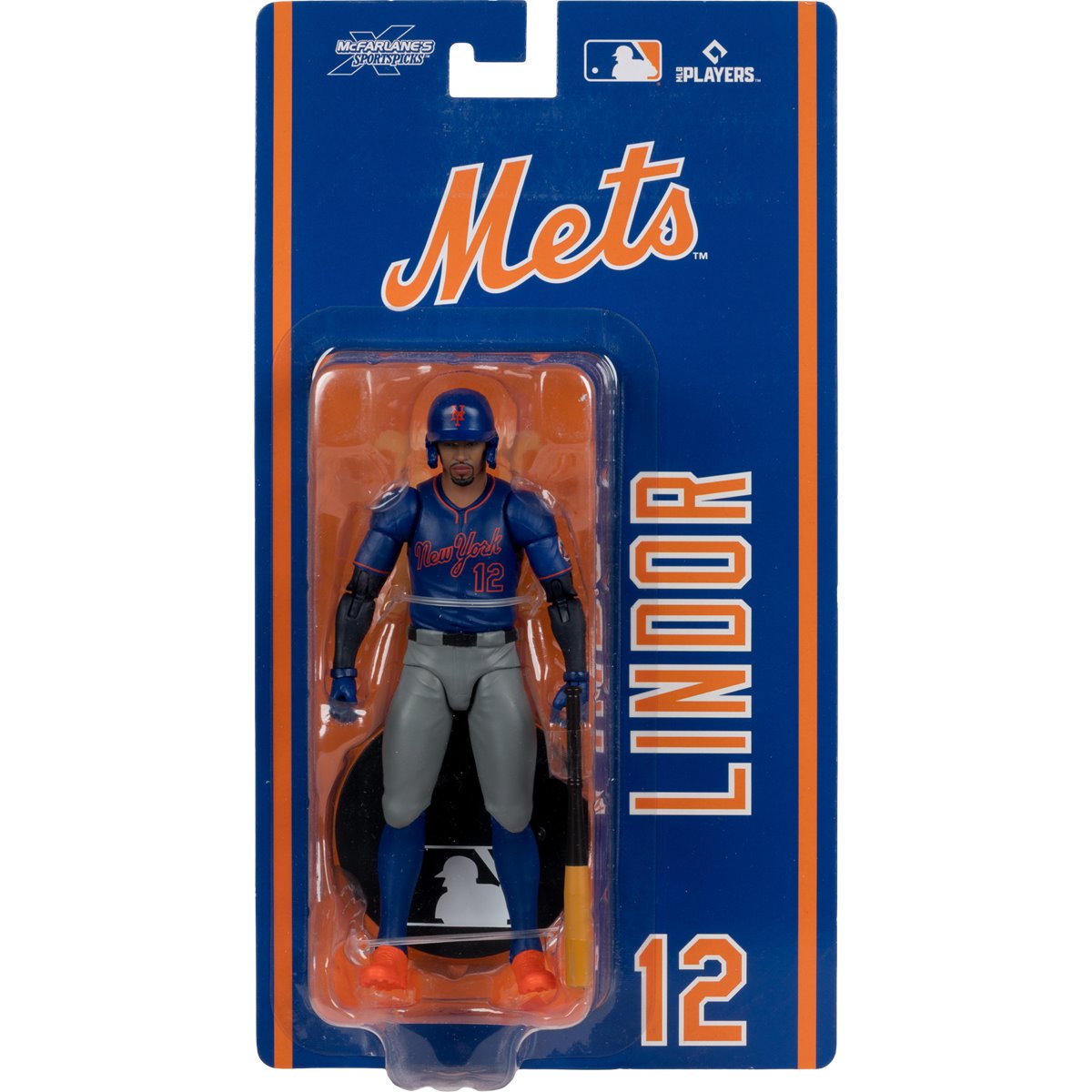 MLB McFarlane SportsPicks Wave 1 New York Mets Francisco Lindor 6-Inch Action Figure - Image 3