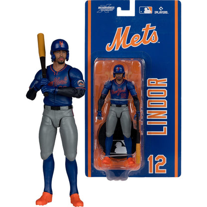 MLB McFarlane SportsPicks Wave 1 New York Mets Francisco Lindor 6-Inch Action Figure - Image 6