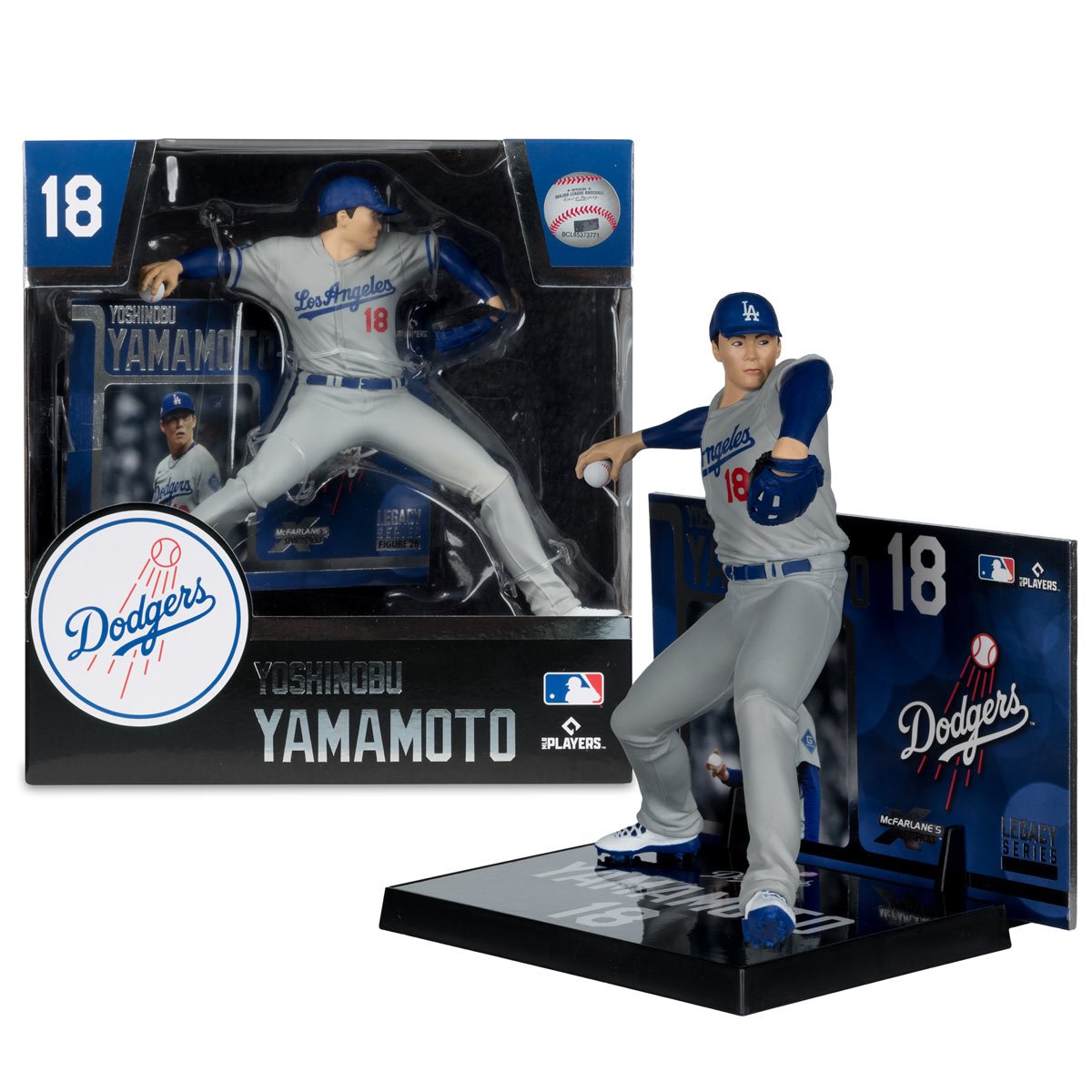 MLB SportsPicks Los Angeles Dodgers Yoshinobu Yamamoto 7-Inch Posed Figure - Image 2