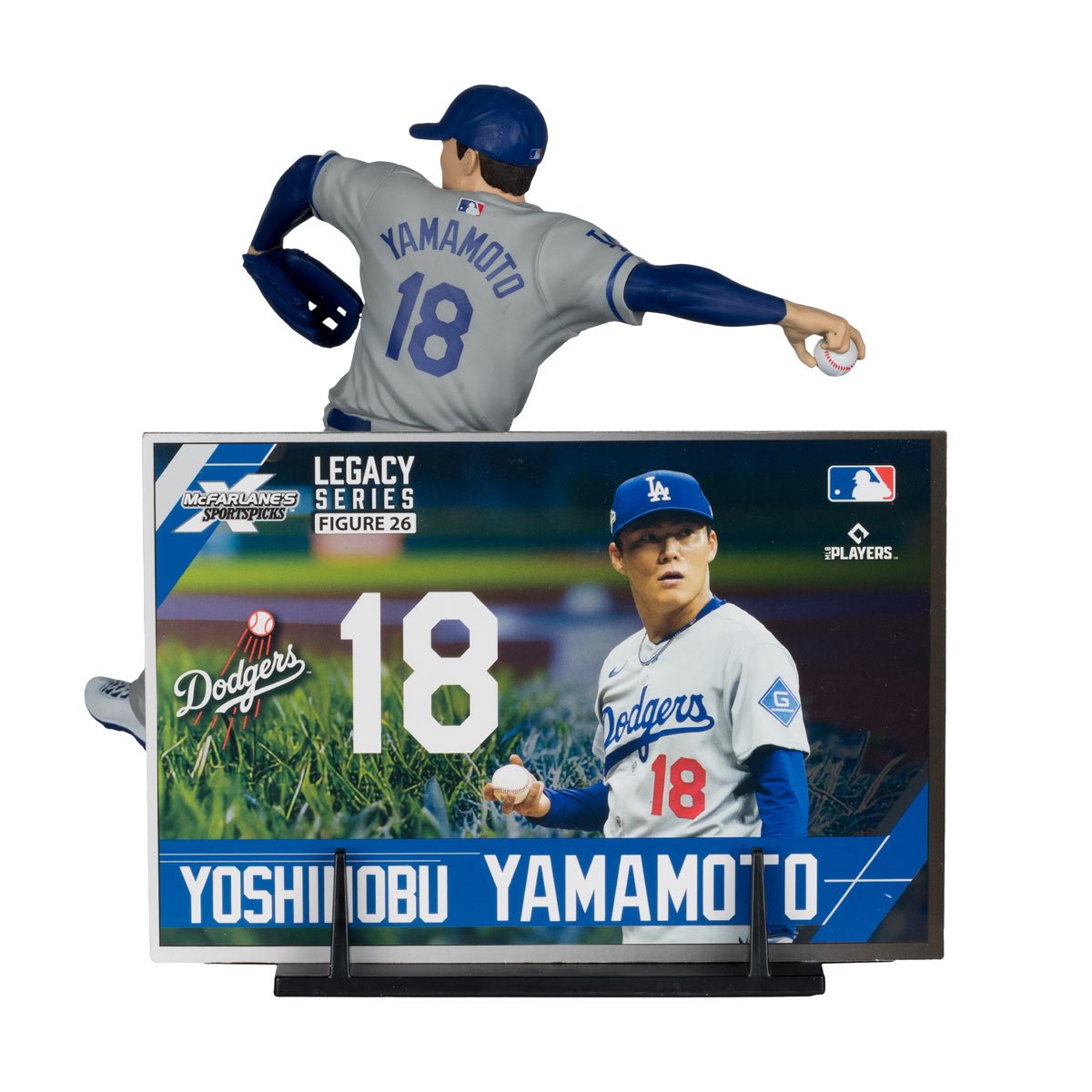 MLB SportsPicks Los Angeles Dodgers Yoshinobu Yamamoto 7-Inch Posed Figure - Image 5