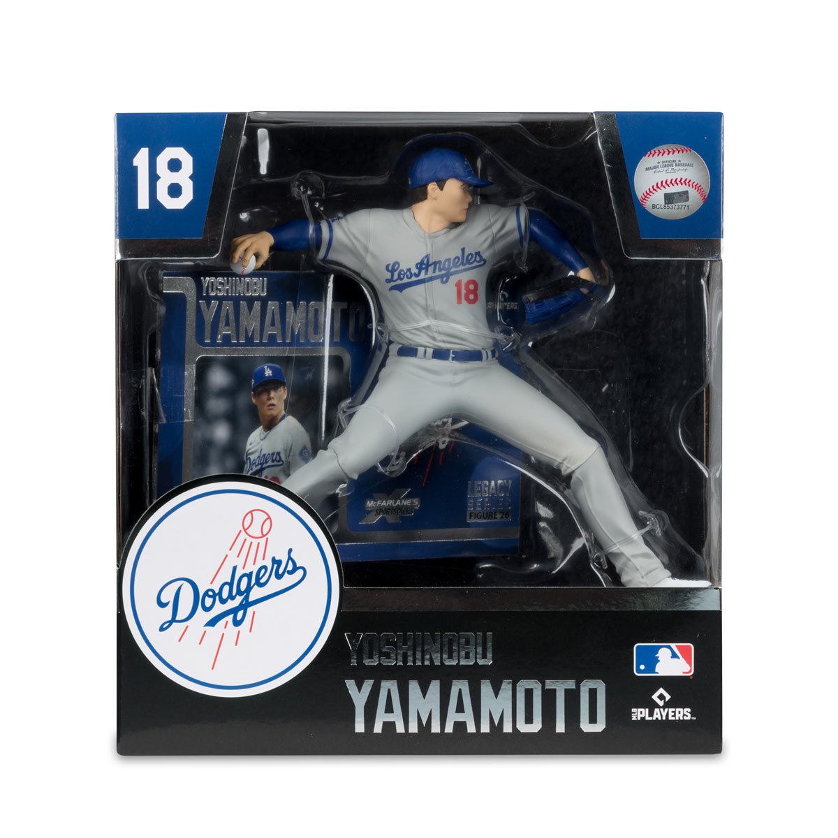 MLB SportsPicks Los Angeles Dodgers Yoshinobu Yamamoto 7-Inch Posed Figure - Image 6
