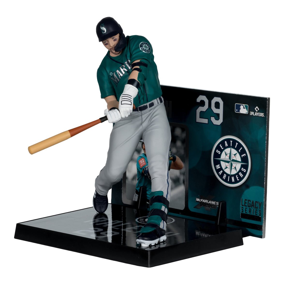 MLB SportsPicks Seattle Mariners Cal Raleigh 7-Inch Posed Figure - Image 3
