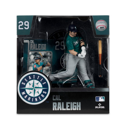 MLB SportsPicks Seattle Mariners Cal Raleigh 7-Inch Posed Figure - Image 6