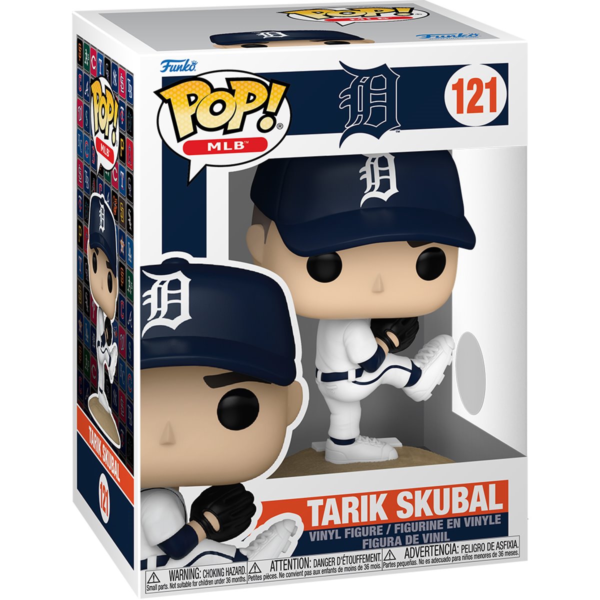 MLB Tigers Tarik Skubal Funko Pop! Vinyl Figure #121 - Image 2