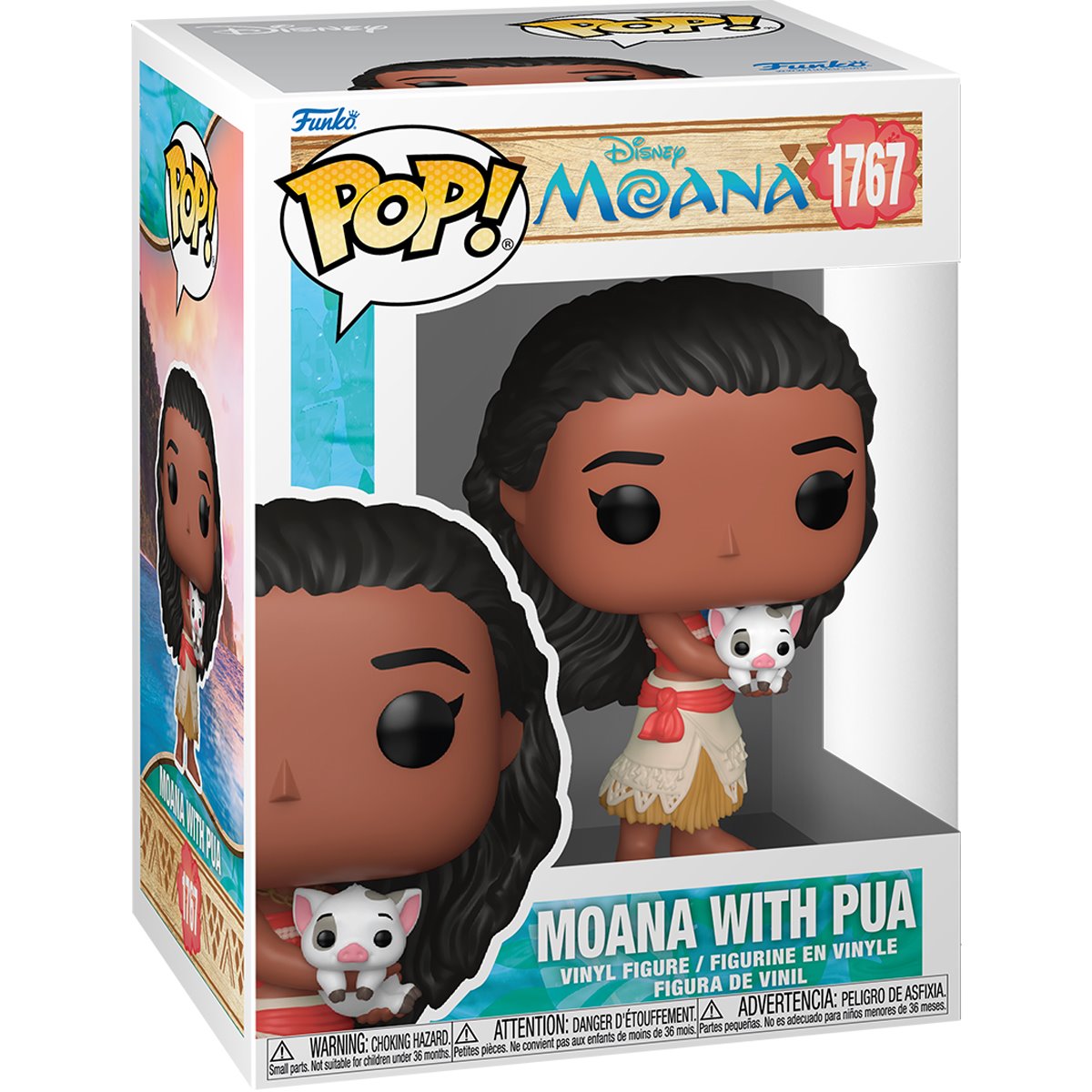 Moana with Pua Funko Pop! Vinyl Figure #1767 - Image 2