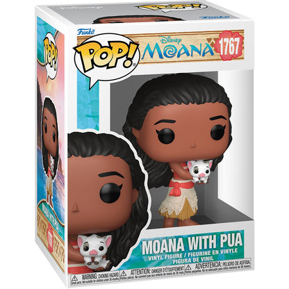 Moana with Pua Funko Pop! Vinyl Figure #1767 - Image 2