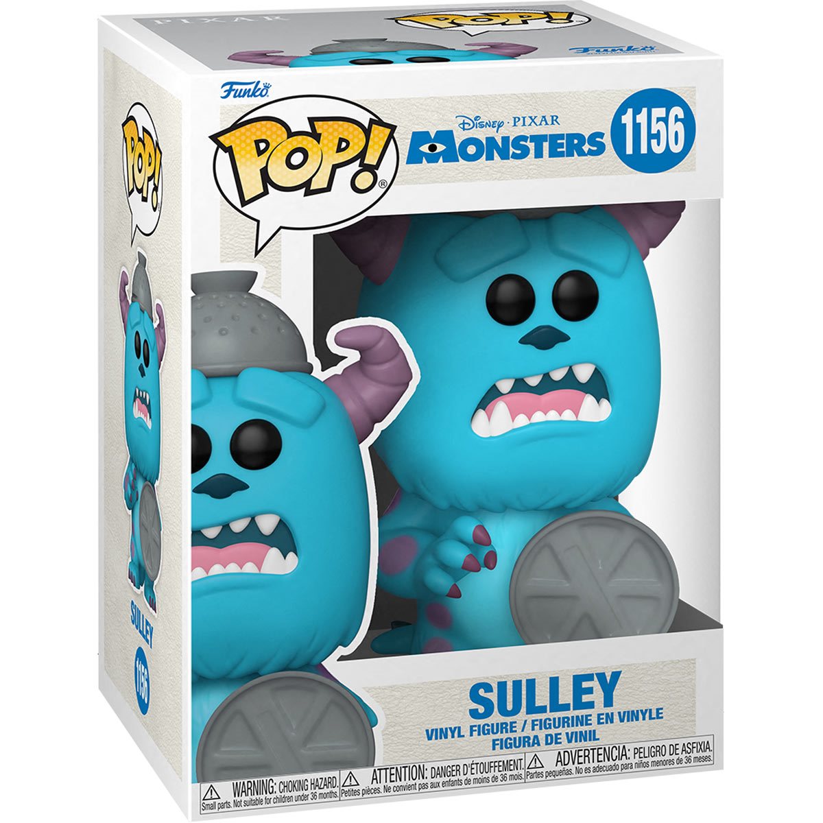 Monsters, Inc. 20th Anniversary Sulley with Lid Funko Pop! Vinyl Figure #1156 - Image 2