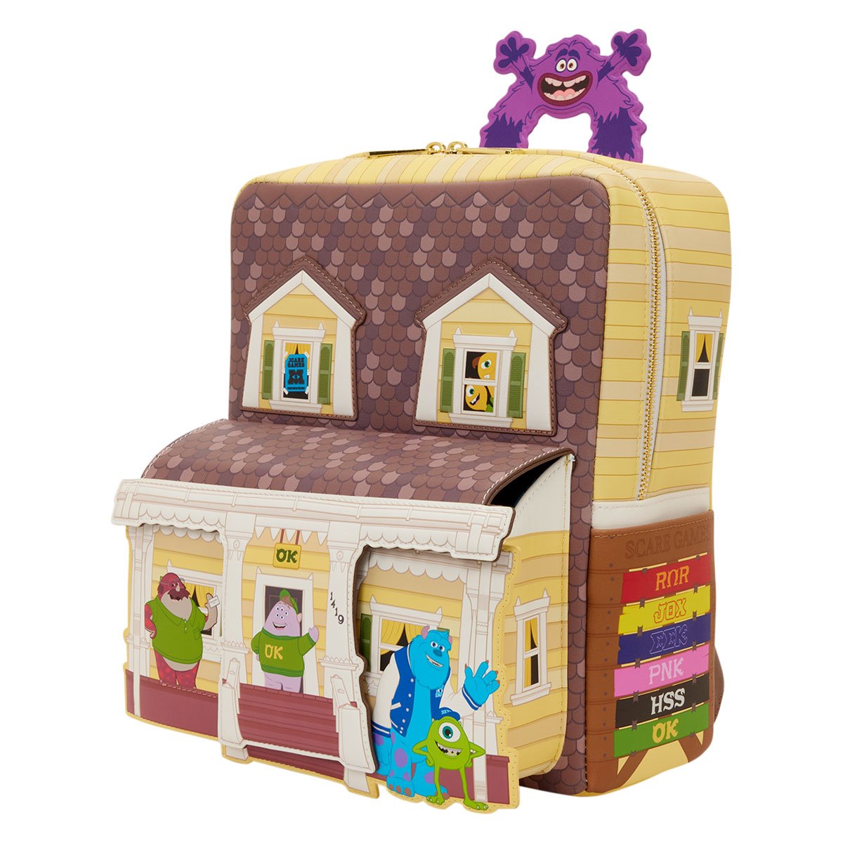 Monsters University Oozma Kappa House Figural Mini-Backpack - Image 3