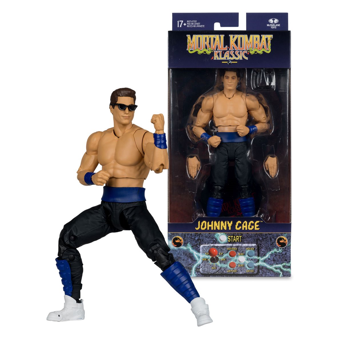 Mortal Kombat Klassic Wave 4 Johnny Cage 7-Inch Scale Action Figure - Image 7