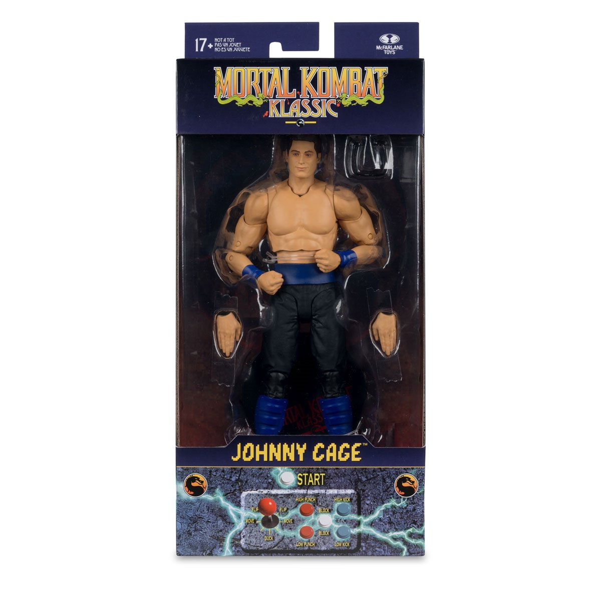 Mortal Kombat Klassic Wave 4 Johnny Cage 7-Inch Scale Action Figure - Image 8