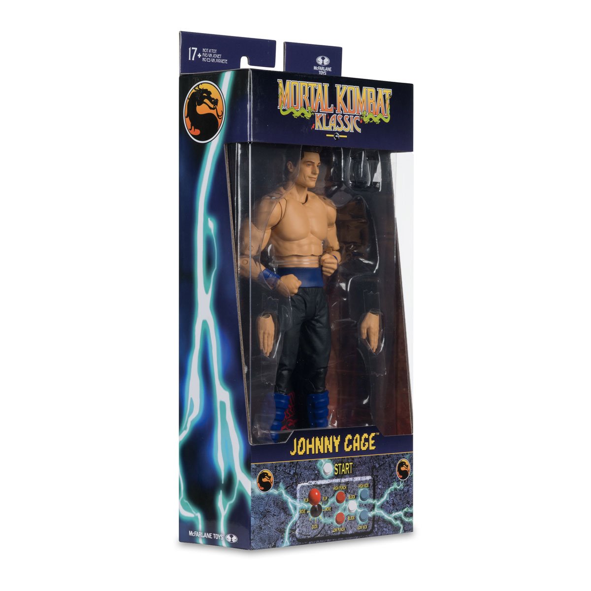 Mortal Kombat Klassic Wave 4 Johnny Cage 7-Inch Scale Action Figure - Image 9