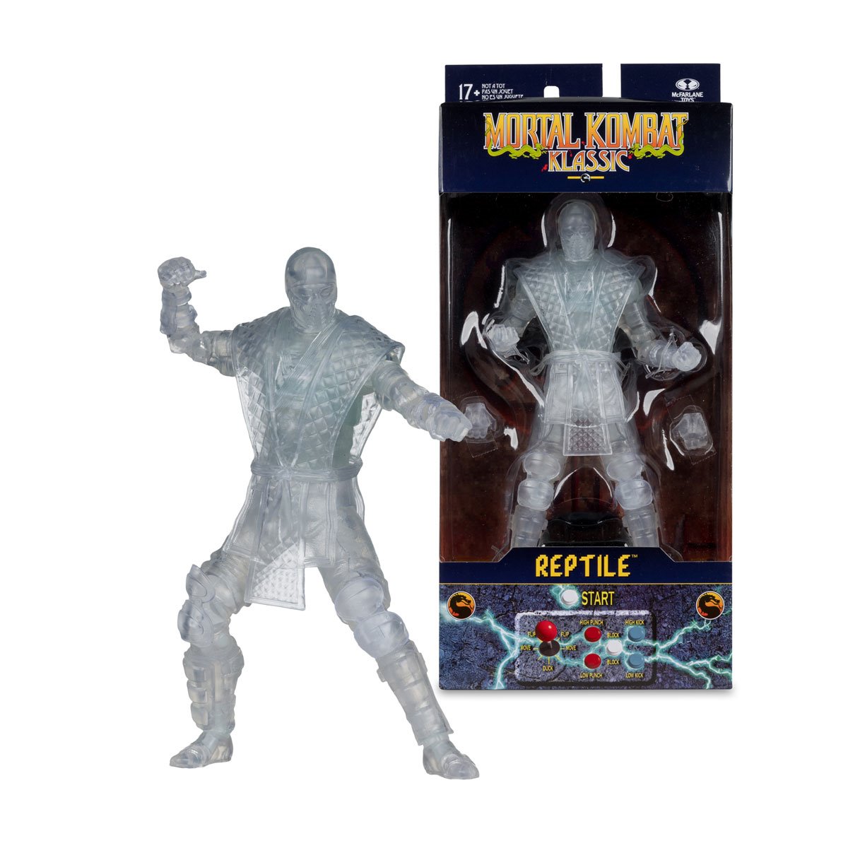 Mortal Kombat Klassic Wave 5 Reptile Invisible 7-Inch Scale Action Figure - Image 6