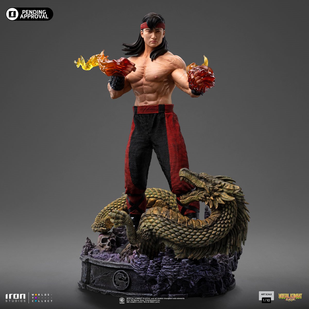Mortal Kombat Liu Kang 1:10 Art Scale LE Statue - Image 2