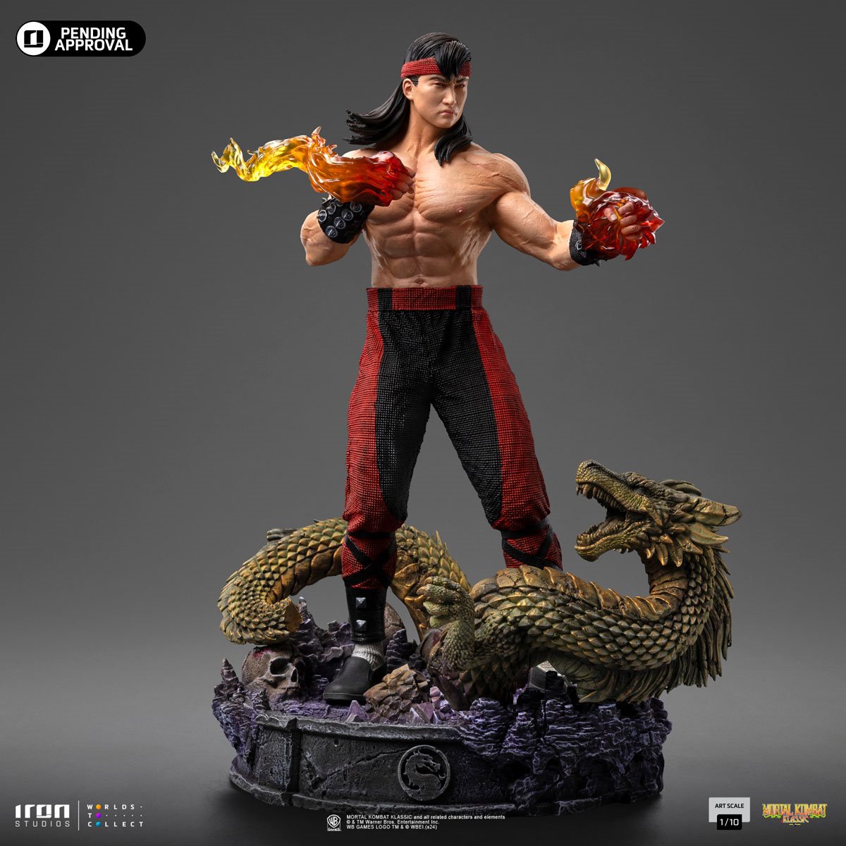 Mortal Kombat Liu Kang 1:10 Art Scale LE Statue - Image 3