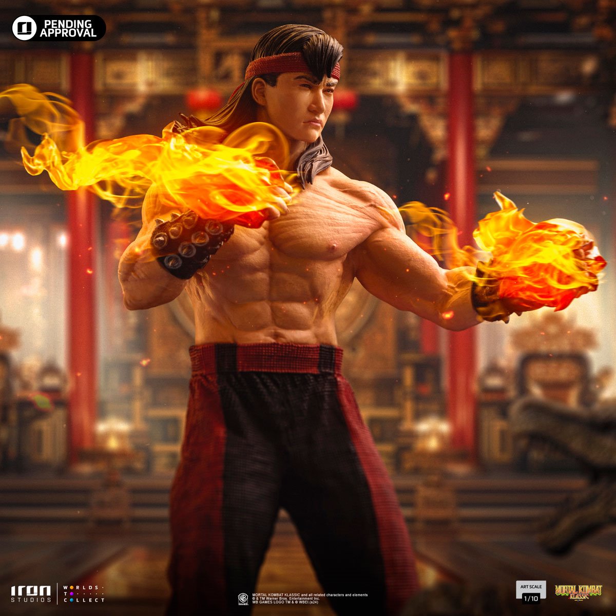 Mortal Kombat Liu Kang 1:10 Art Scale LE Statue - Image 9