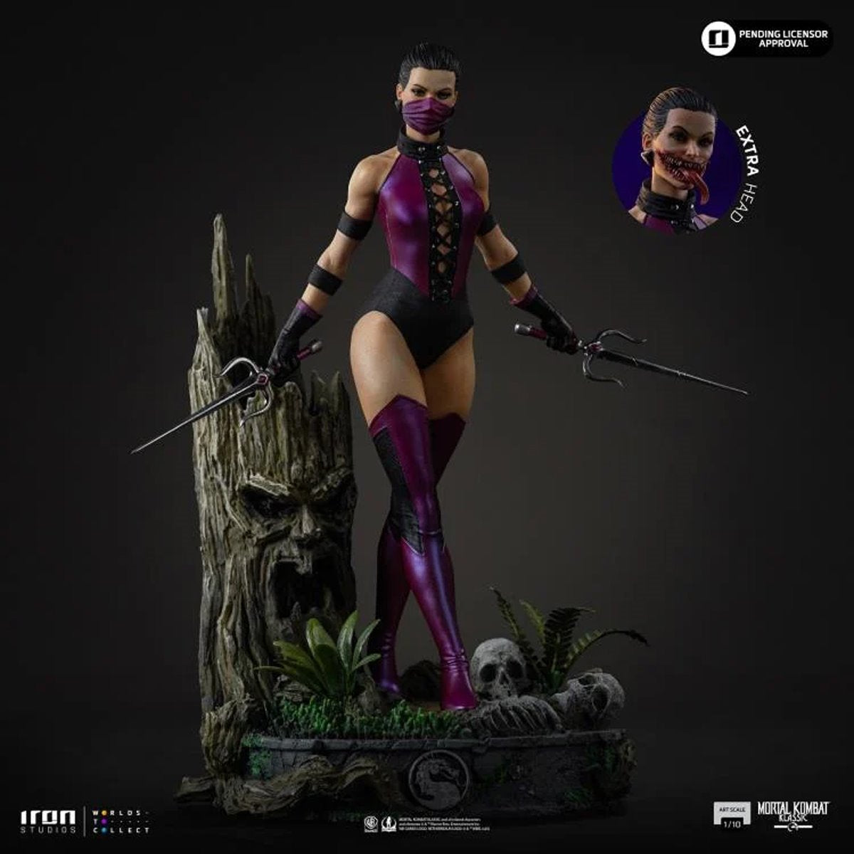 Mortal Kombat Mileena 1:10 Art Scale Limited Edition Statue - Image 4