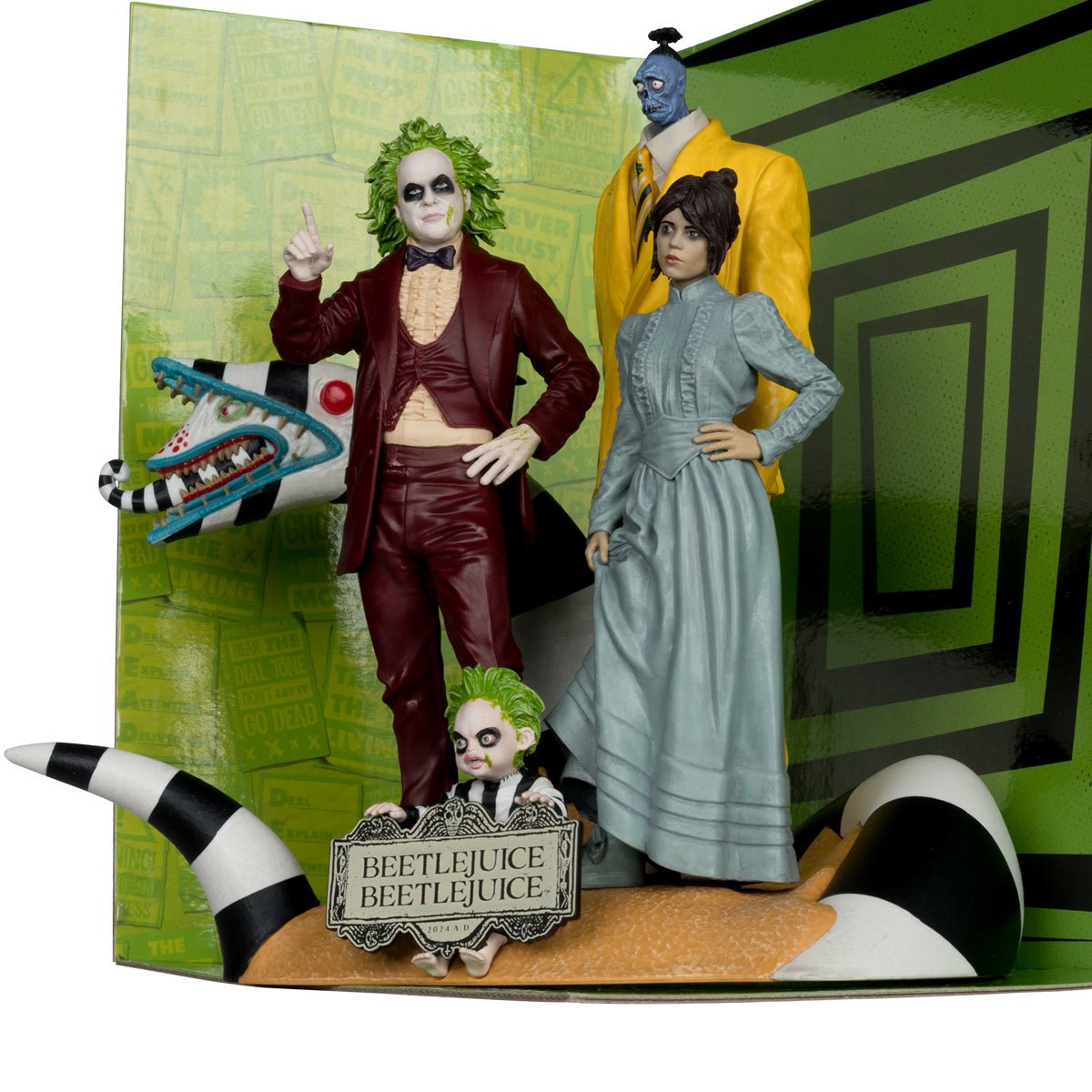 Movie Maniacs Beetlejuice Beetlejuice 6-Inch Scale Posed Figure 4-Pack - Image 6