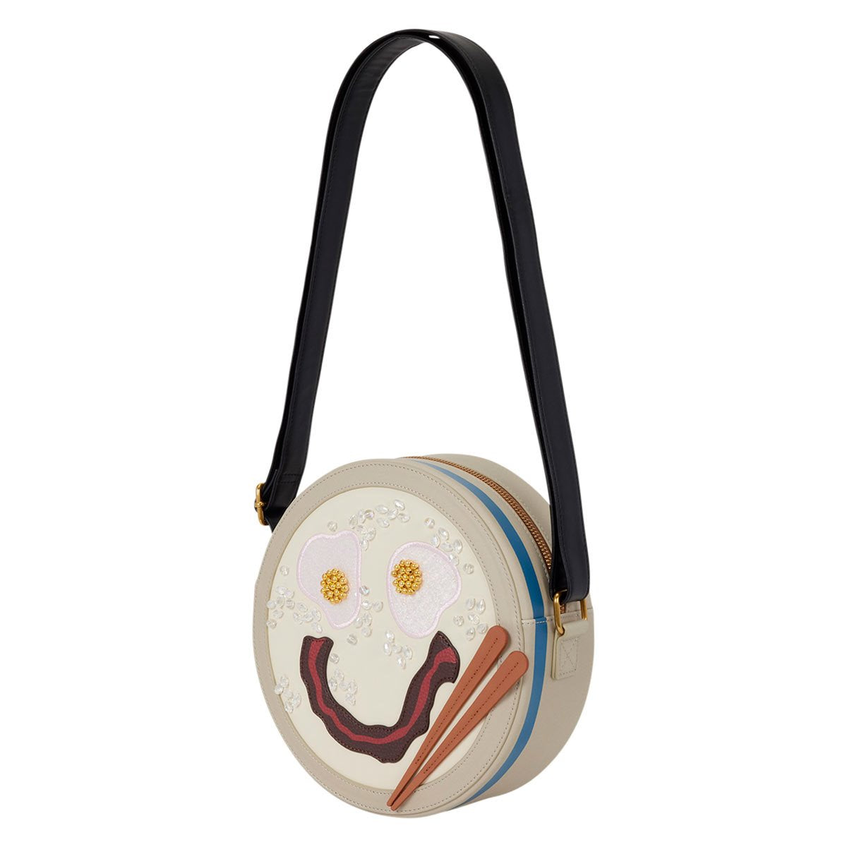 Mulan Congee Smiley Face Crossbody Bag - Image 2