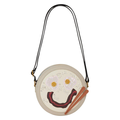 Mulan Congee Smiley Face Crossbody Bag