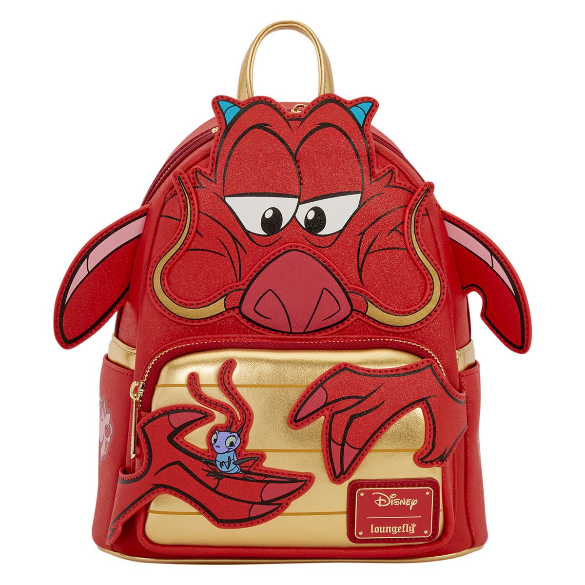 Mulan Mushu Glitter Cosplay Mini-Backpack