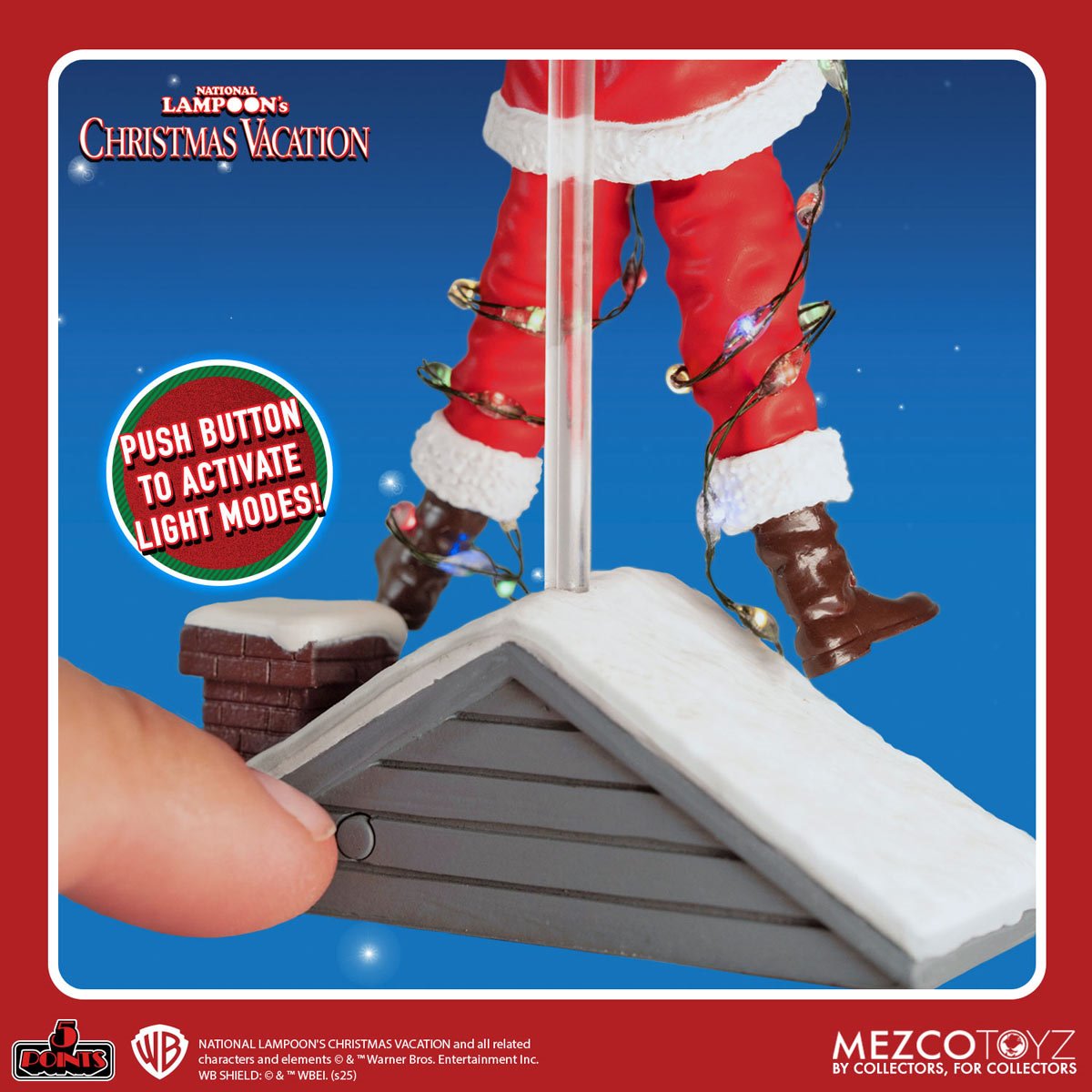 National Lampoon's Christmas Vacation Light Shock Clark Griswold 5 Points Action Figure - Image 3