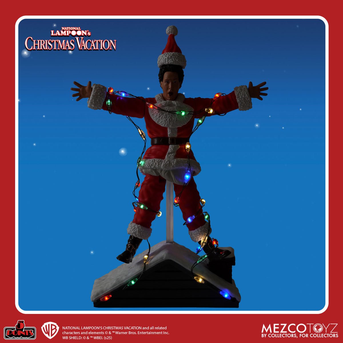 National Lampoon's Christmas Vacation Light Shock Clark Griswold 5 Points Action Figure - Image 4
