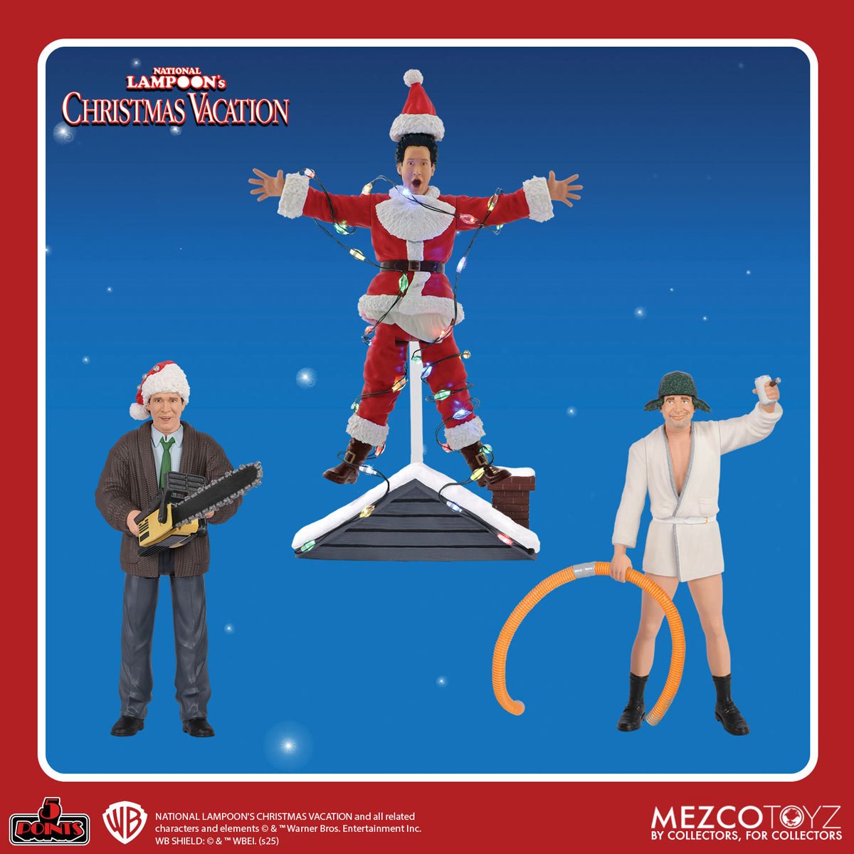 National Lampoon's Christmas Vacation Light Shock Clark Griswold 5 Points Action Figure - Image 6