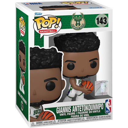 NBA Bucks Giannis Antetokounmpo (City Edition 2021) Funko Pop! Vinyl Figure #143