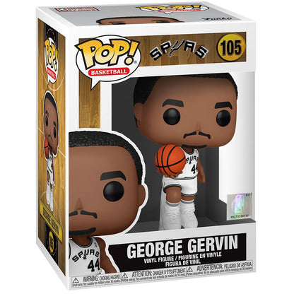 NBA: Legends George Gervin (Spurs Home) Funko Pop! Vinyl Figure #105 - Image 3