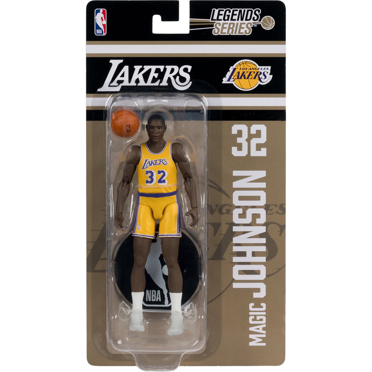 NBA McFarlane's SportsPicks Legends Series Los Angeles Lakers Magic Johnson 6-Inch Action Figure - Image 10