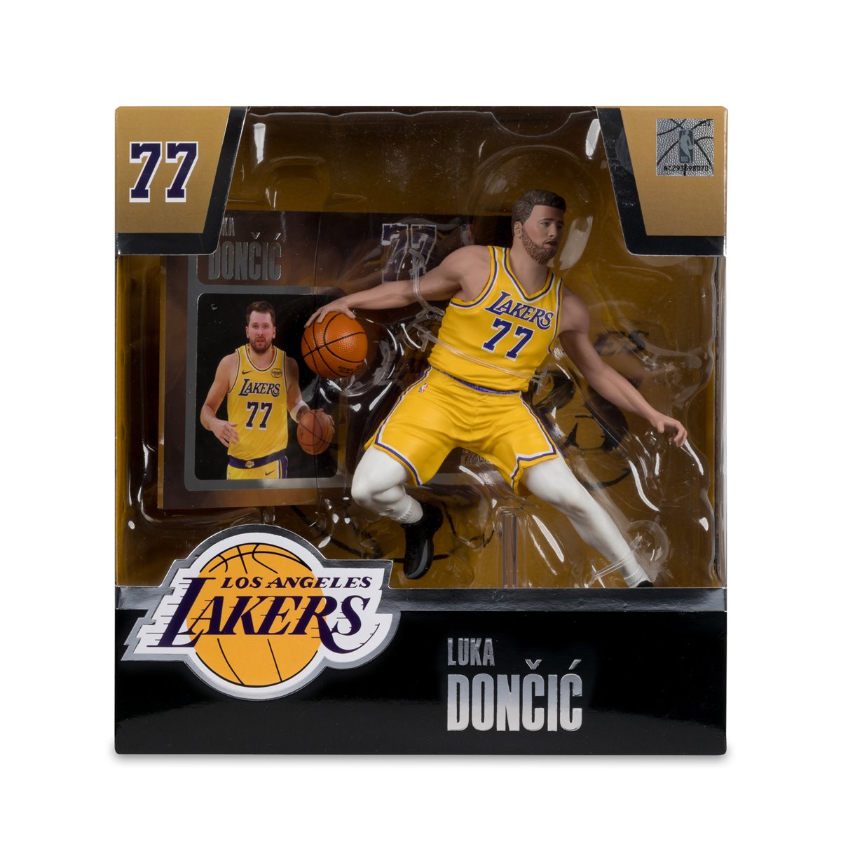 NBA McFarlane's SportsPicks Los Angeles Lakers Luka Doncic 7-Inch Posed Figure - Image 4