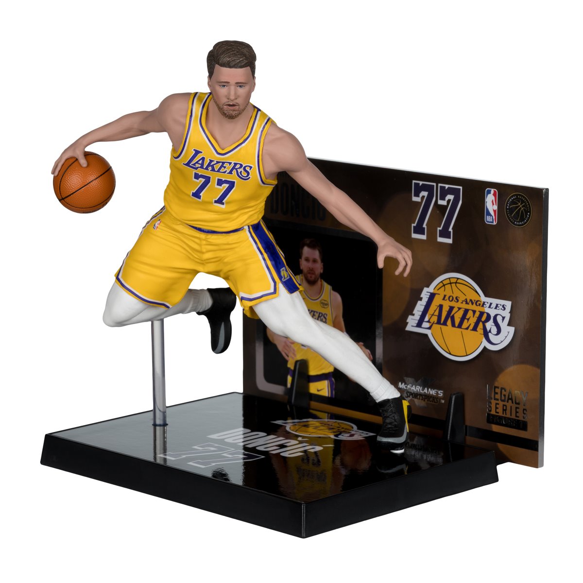 NBA McFarlane's SportsPicks Los Angeles Lakers Luka Doncic 7-Inch Posed Figure - Image 7