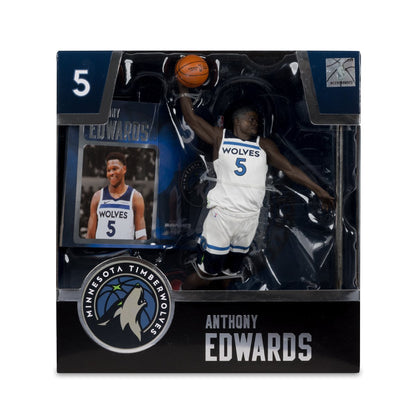 NBA McFarlane's SportsPicks Minnesota Timberwolves Anthony Edwards 7-Inch Posed Figure - Image 4